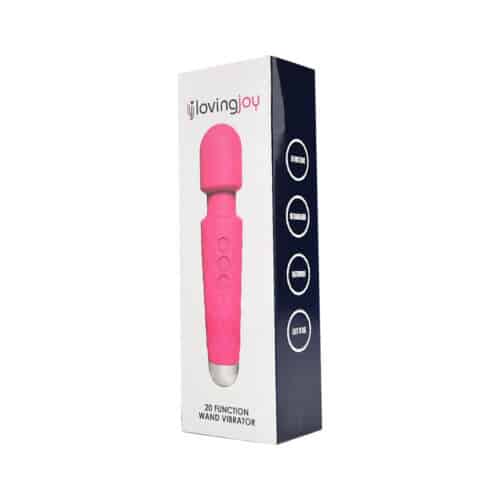 Loving Joy 20 Function Wand Vibrator Pink