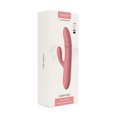 Svakom Mora Neo Interactive Rabbit Vibrator with Thrusting Beads